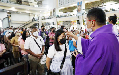 Archbishop: Ashes on forehead sign of God’s great love