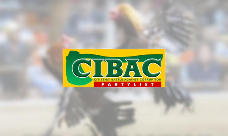 CIBAC Party-list bucks franchise grants for ‘e-sabong’