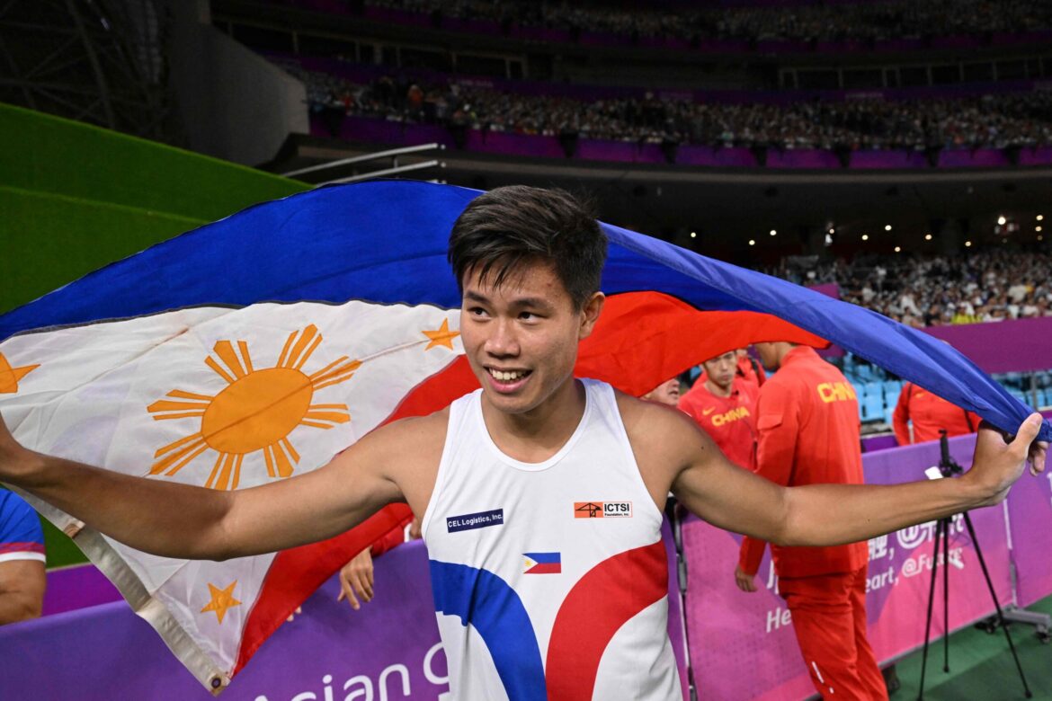 PBBM congratulates EJ Obiena for winning PH’s first gold, other medalists in 19th Asian Games