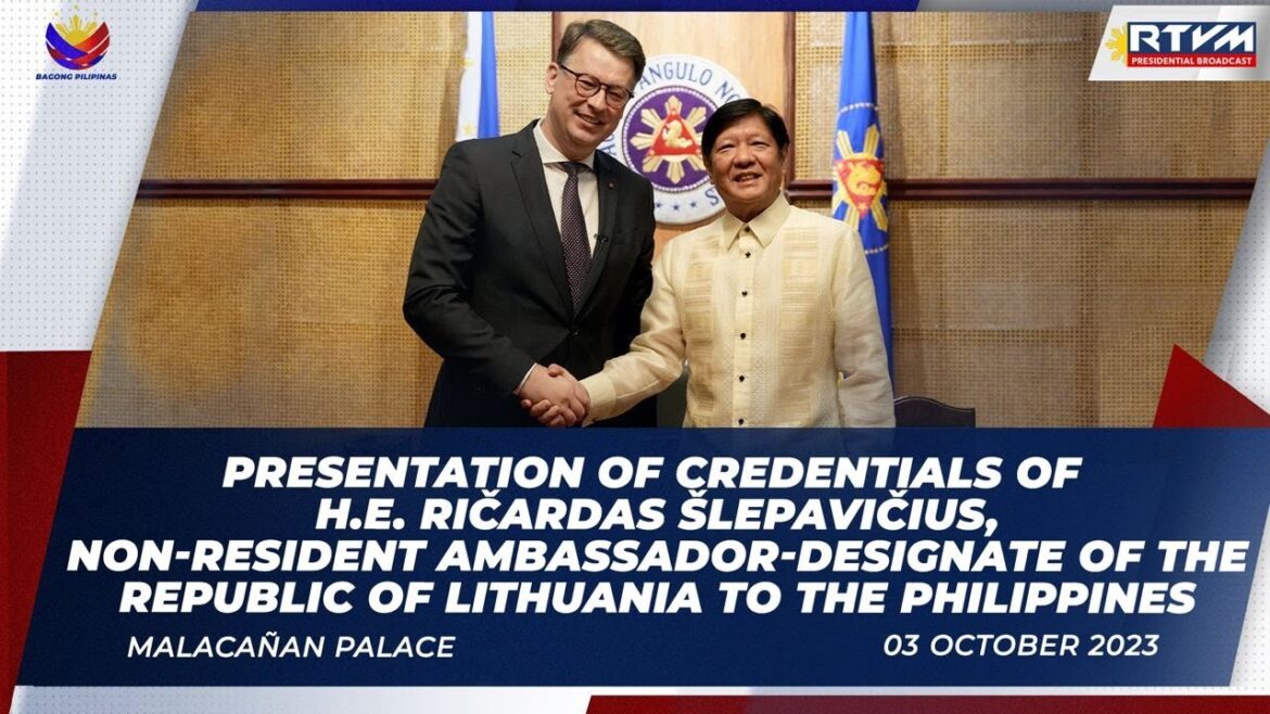 PH, LITHUANIA AGREE TO PARTNER ON TECHNOLOGY, CYBERSECURITY, EDUCATION