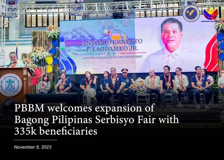 PBBM WELCOMES EXPANSION OF BAGONG PILIPINAS SERBISYO FAIR WITH 335K BENEFICIARIES