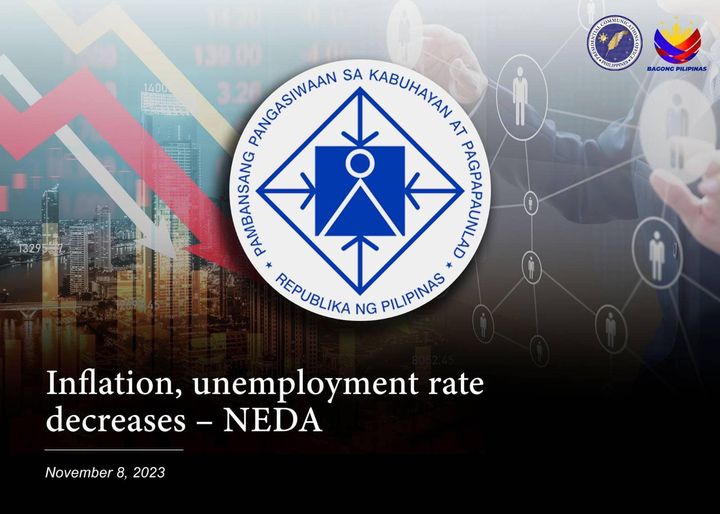 INFLATION, UNEMPLOYMENT RATE DECREASES – NEDA