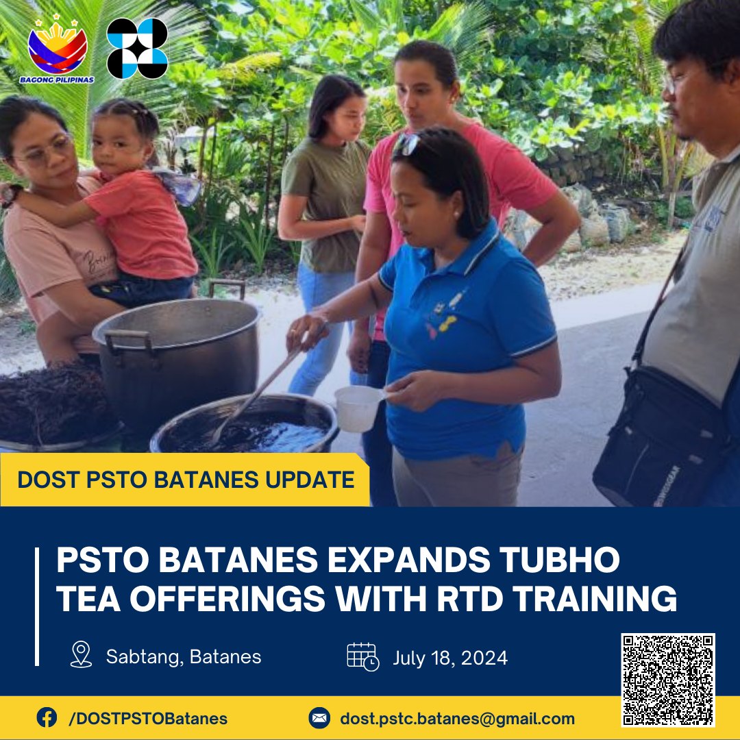 DOST 2 PSTO Batanes Expands Tubho Tea Offerings with RTD Training